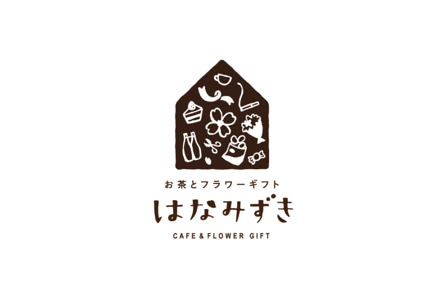 ショップ兼カフェのロゴマークデザイン